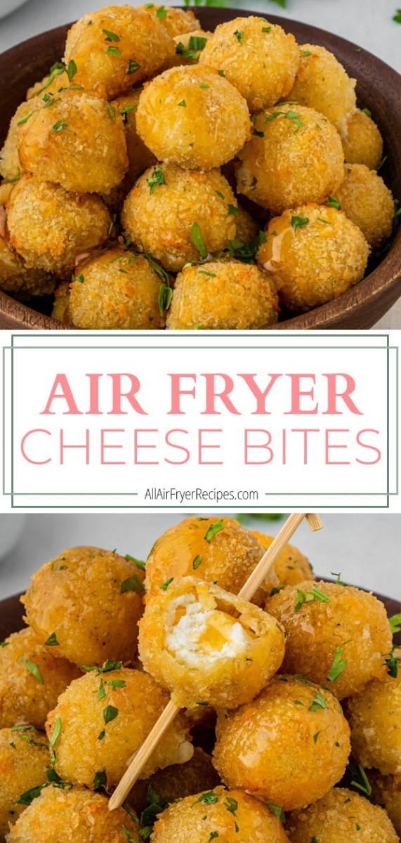 air fryer cheese bites pinterest long pin