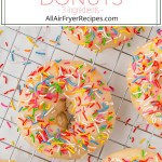 3 ingredient air fryer donuts pinterest short pin