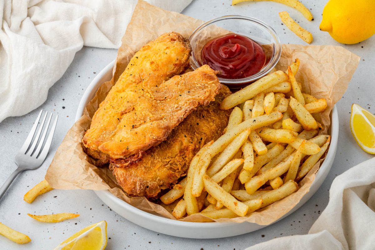 Air fryer clearance beer battered fish