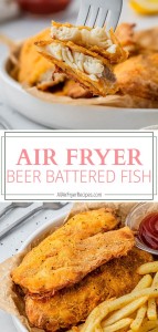 Air Fryer Beer Battered Fish Recipe (so crispy!)