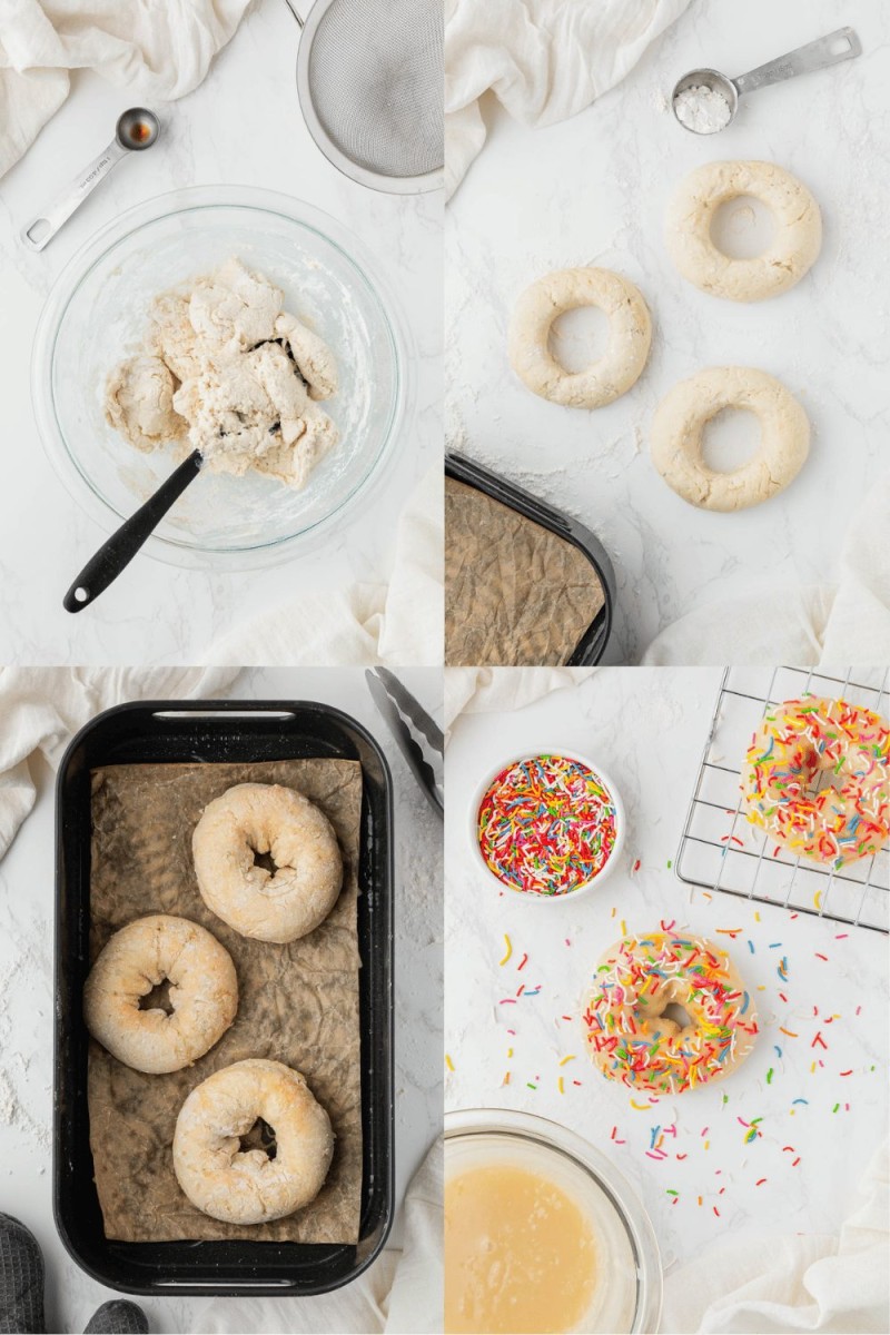 steps for how to make air fryer donuts