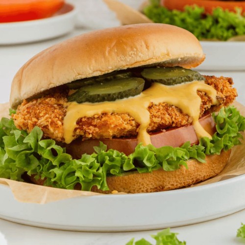 Air Fryer Chicken Sandwich (Chik-Fil-A Copycat) - allairfryerrecipes.com