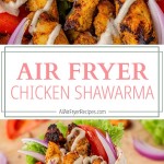 air fryer chicken shawarma pinterest long pin