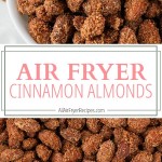 air fryer cinnamon almonds long pinterest pin