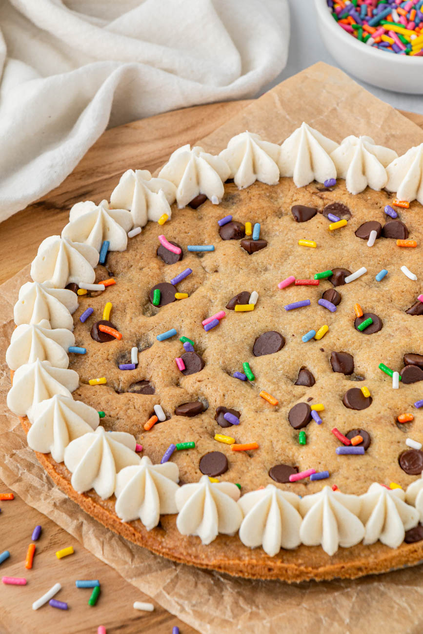 Air Fryer Cookie Cake