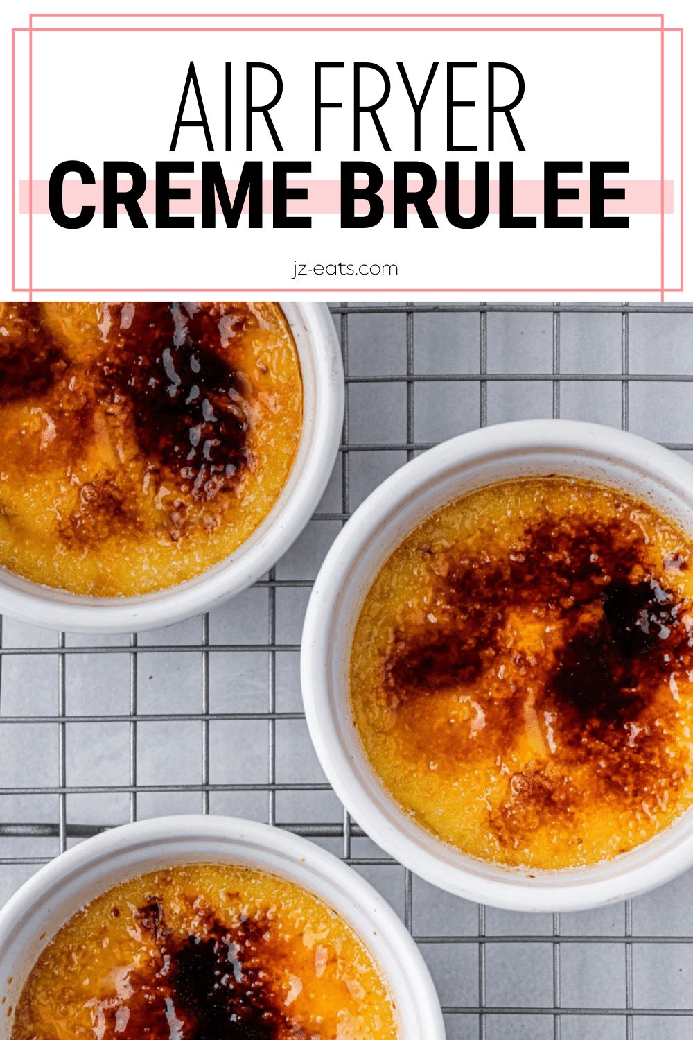 Air Fryer Creme Brulee