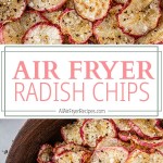 air fryer radish chips pinterest long pin