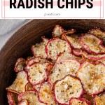 air fryer radish chips pinterest short pin