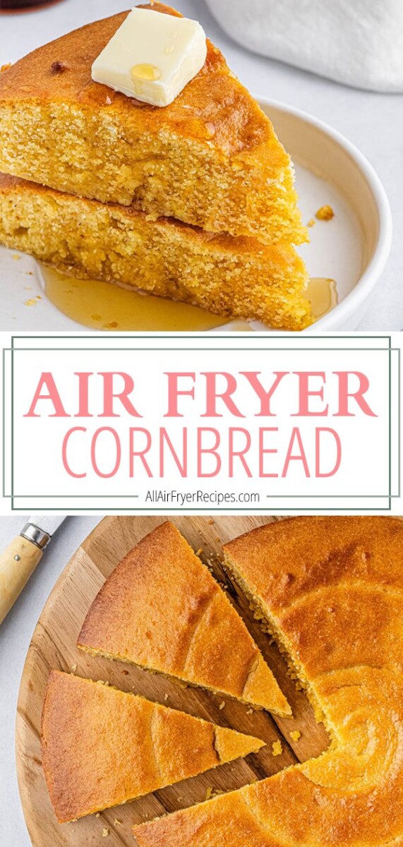 air fryer cornbread pinterest long pin