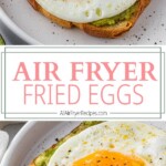 air fryer fried eggs pinterest long pin