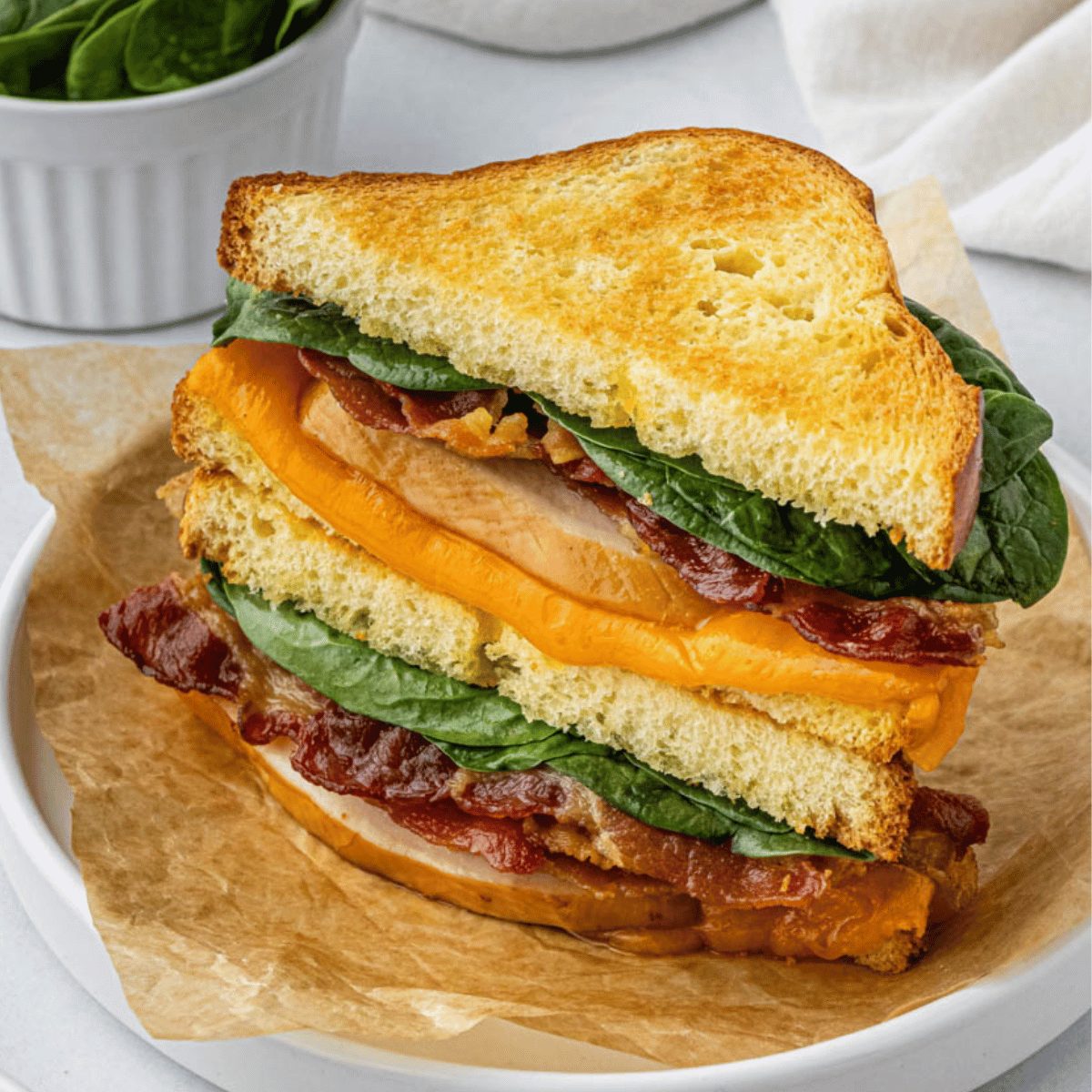Air Fryer Turkey Sandwich