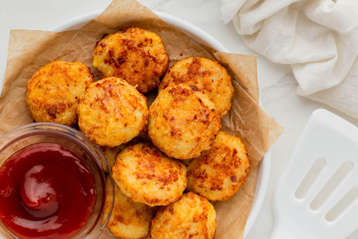 Air Fryer Keto Chicken Nuggets (3 ingredient)