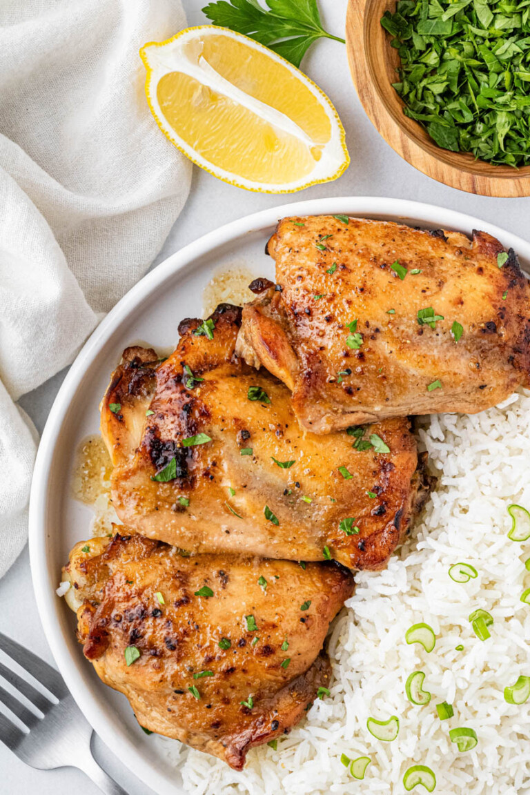 Easy Air Fryer Marinated Chicken Thighs Recipe