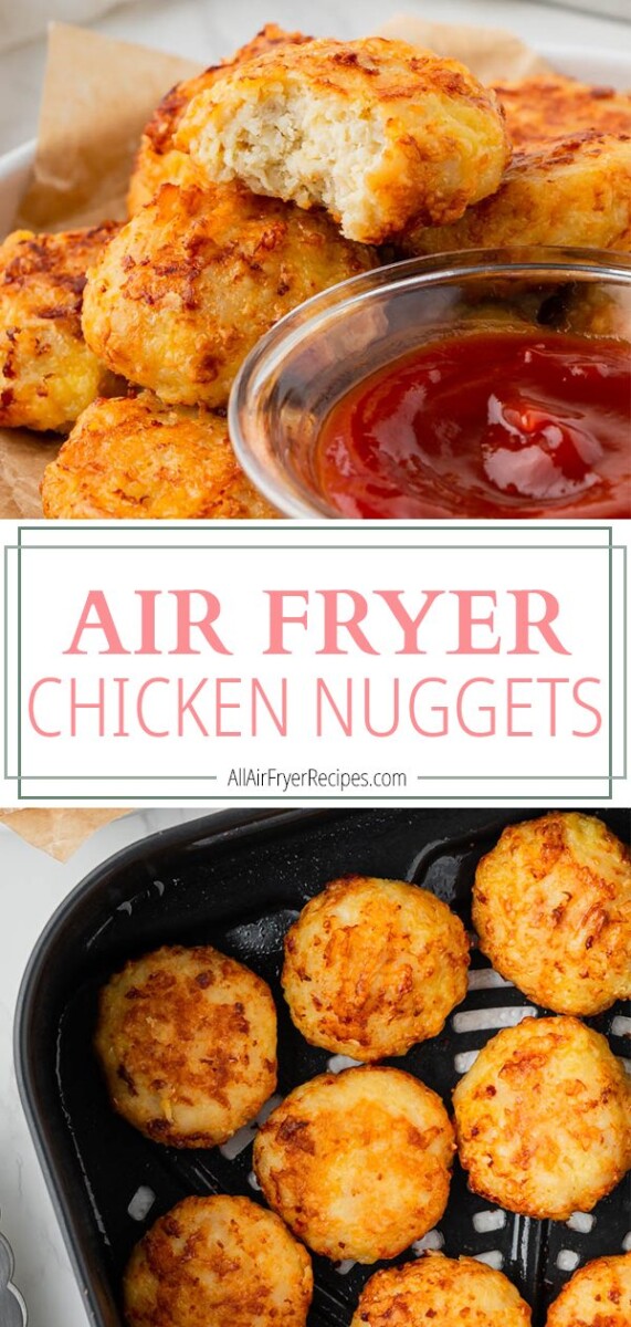 Air Fryer Keto Chicken Nuggets (3 ingredient)