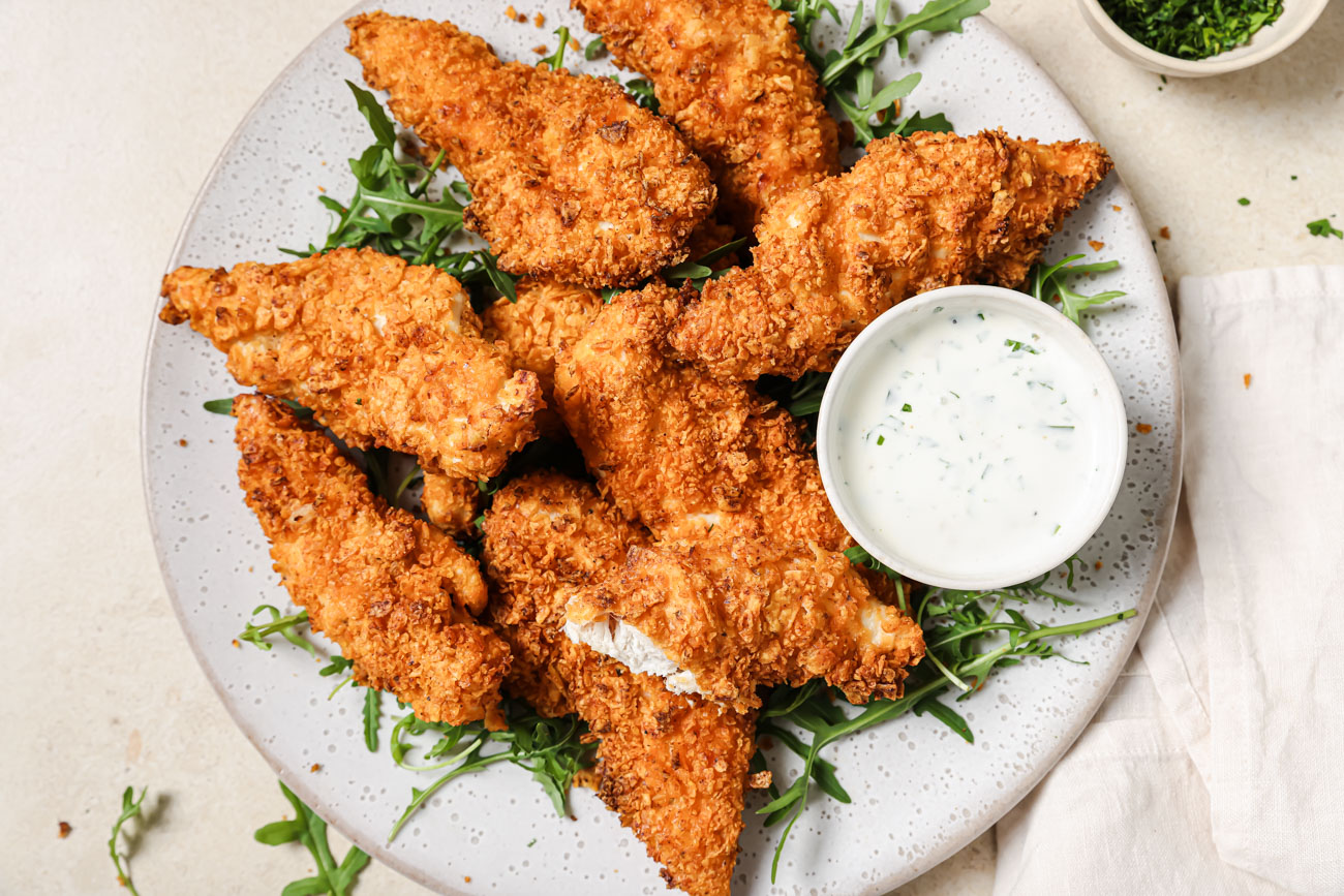 Air Fryer Doritos Chicken Tenders