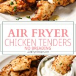 air fryer chicken tenders no breading pinterest long pin