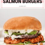 air fryer salmon burgers pinterest short pin