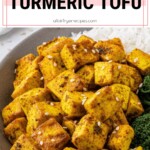 air fryer turmeric tofu pinterest short pin