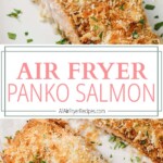 air fryer panko salmon pinterest long pin