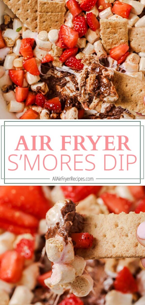 air fryer smores dip pinterest long pin