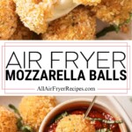 air fryer mozzarella balls pinterest long pin